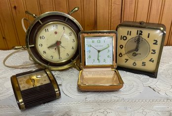 Collection Of Vintage Clocks