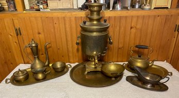 Brass Tea Set