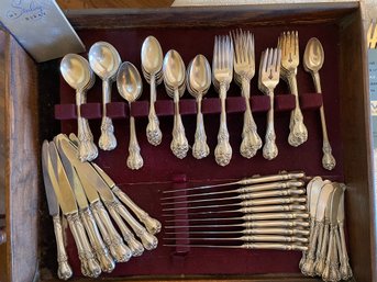 136 Pieces Towle Sterling Old Master Full Service Sterling Flatware