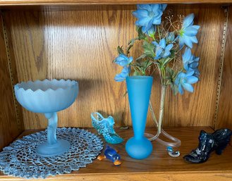 Blue Flowers Decor