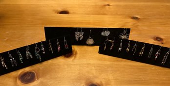 Pierced Earrings And Stands