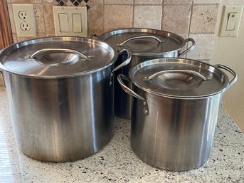 Assorted Stock Pots