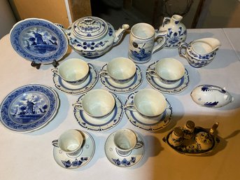 Delft Hand Painted Tea Set And More