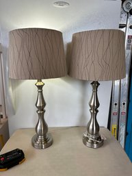 Silver Table Lamps