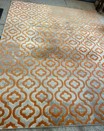 Orange Patterned Carpet