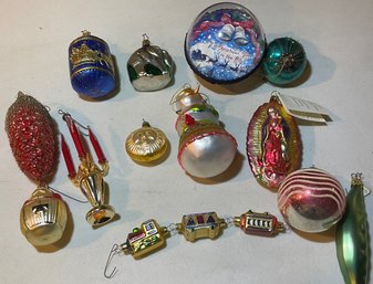 Assorted Vintage Glass Ornaments