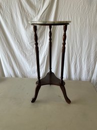 Vintage Marble Top Side Table