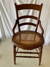 Antique Wicker Seat Chair