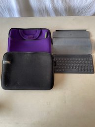 IPad Keyboard And Two Neoprene Cases