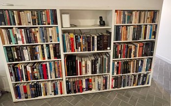 White Painted Wooden Shelving Unit