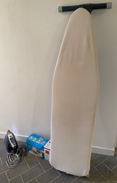 Ironing Board And Rowenta Power Steam Iron