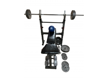 Comp 600 Weight Bench & Bollinger Plates