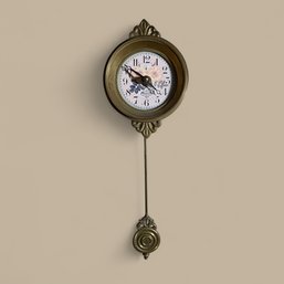 Cafe Des Roses Wall Clock