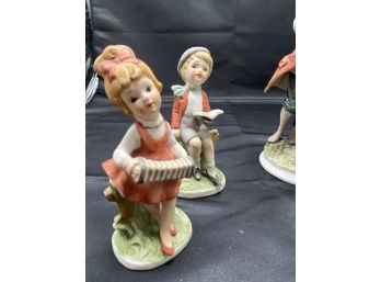 Bisque Porcelain Children Figurines