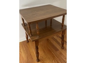 Vintage Wooden End Table