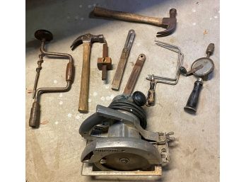 Vintage Handtools And Craftsman Circular Saw