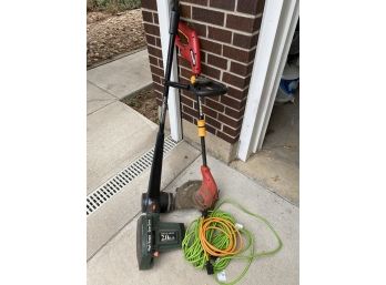 Electric Lawn Care Tools -- Weed Whacker, Edger And Husky 80' Extension Cord!!