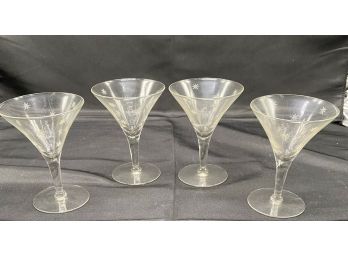 Martini Glasses Princess House