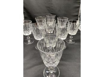 Olive & Cross German Made Crystal Set Of 10 Wine Glasses