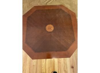 Side Table With Brass Feet