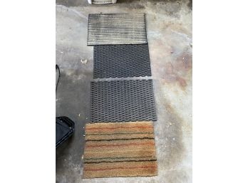 Assorted Mats & Weighted Umbrella Stand