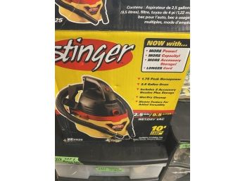 Stinger Wet/Dry Vac