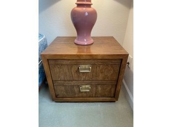 Drexel Two Drawer Nightstand