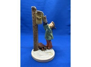 (1) Hummel Figurine A Letter To Santa Claus