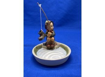 (1) Hummel Figurine Just Fishing