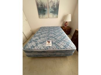 Sealy Posturepedic Queen Mattress, Box And Bedframe