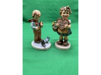 Two Hummel Figurines (1) Collectors Edition, (1) Bird Watcher