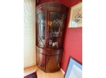 English Or American Built Corner Cabinet