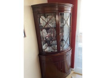 English Or American Built Corner Cabinet