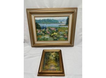 (2) Shirley Lewis Original Paintings