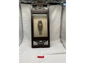 Decorative Vase In Shadow Box Case