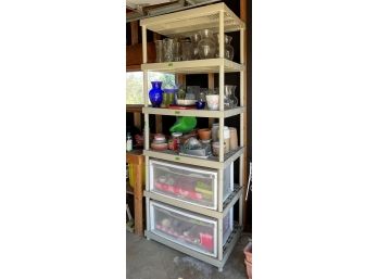 Tall Plastic Shelving