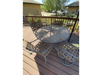 Patio Table With 4 Chairs