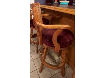 Set Of Four Swivel Barstools