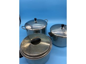 Assorted Farberware Stock Pots