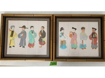 Pair Of Asian Framed Art