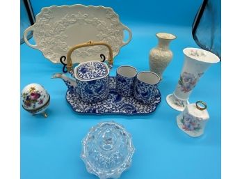 Asian Stye Tea Set With Lenox Items