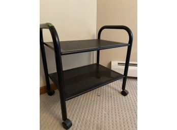 Black Rolling Cart