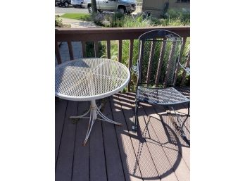 Adjustable Metal Table And Rocker