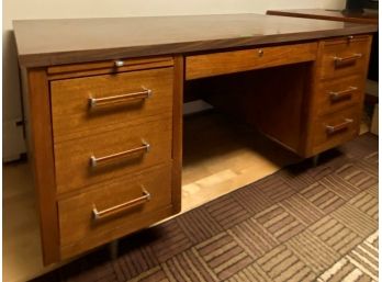 Mid Century Modern Wooden Desk