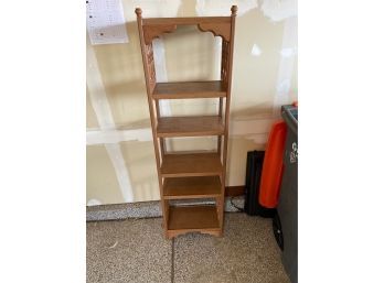 Metal Wood-Look Shelves