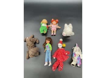 Two Small Cabbage Patch Doll Figurines And More