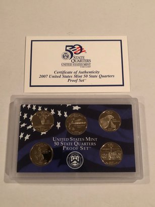 2007 United States Mint State Quarters Proof Set