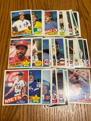 Lot Of (50) 1985 Topps Baseball Cards