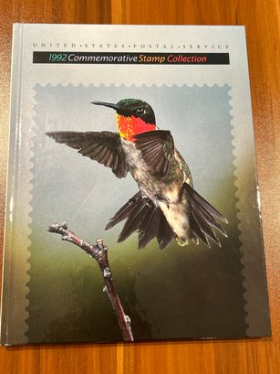 1992 USPS Commemorative Stamps Book-Great Collectible