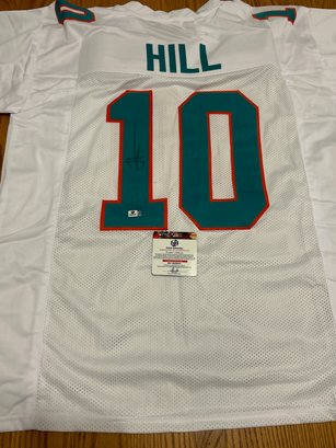 Tyreek Hill Autographed Jersey With COA